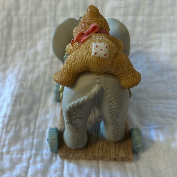 Vintage 1995 Cherished Teddies Collectible bear figurine- #103977 — “Elephant” - Picture 4 of 9